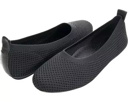Балетки Vaneli Suvi, цвет Black Stretch Knit