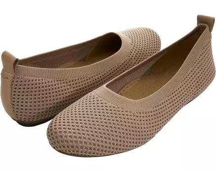 Балетки Vaneli Suvi, цвет Ecru Stretch Knit