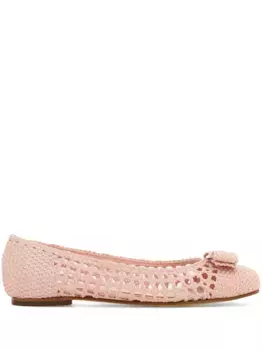 Балетки Vara Bow Ferragamo, розовый