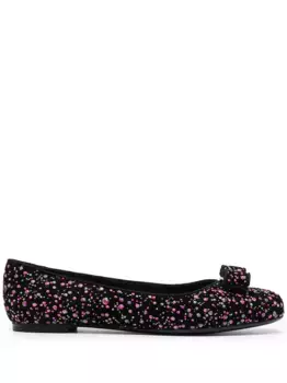 Балетки Varina Ferragamo, черный
