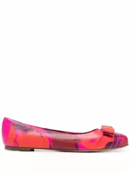 Балетки Varina Icon Ferragamo, красный