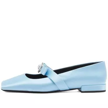 Балетки Versace Medusa Head Flat, голубой