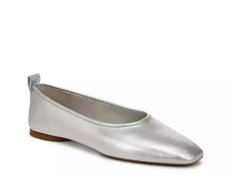 Балетки Vivian Flat Vince, серебряный/металлик