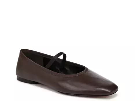 Балетки Vivian Mary Jane Flat Vince, темно-коричневый