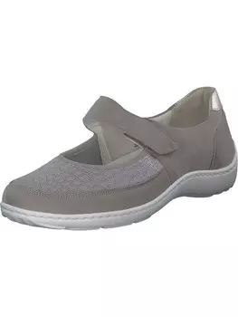 Балетки WALDLUFER Ballet Flats with Strap Henni, цвет Stone/Dark grey