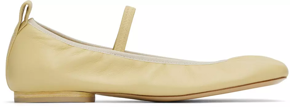 Балетки Yellow Square Flat LEMAIRE