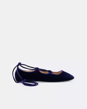 Балетки женские Green Coast, тёмно-синий