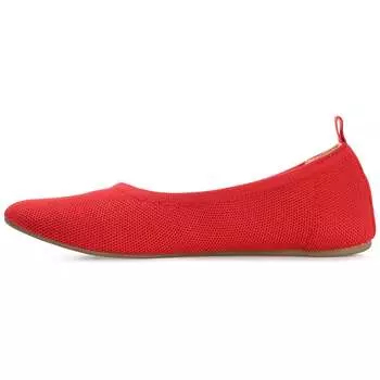 Балетки женские Journee, красный