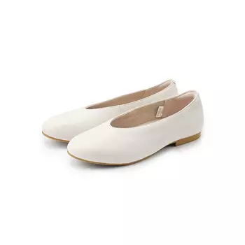 Балетки женские Muji кожаные, черный