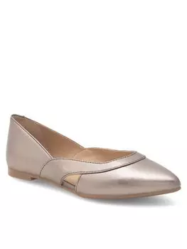 Балетки золотого цвета Lasocki, желтый