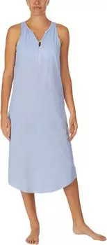 Балетное платье без рукавов с разрезом и мягким бюстгальтером LAUREN Ralph Lauren, цвет Blue Stripe