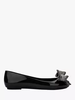 Балетные туфли-лодочки sweet love viii Melissa, цвет Black/Dark Grey