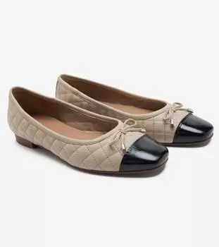 Балетные туфли Sloane на плоской подошве, кожаные классические балетки Off the Hook, нюд