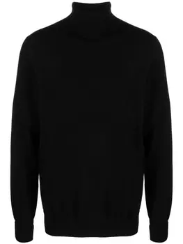 Ballantyne джемпер с высоким воротником и вышитым логотипом, черный