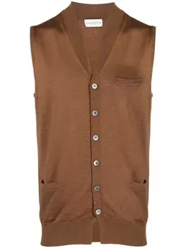Ballantyne шерстяной жилет Basolan, коричневый