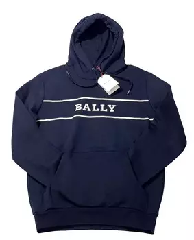 Bally 6234331 Толстовка унисекс темно-синяя с капюшоном, синий
