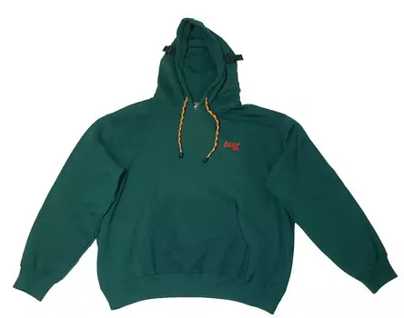 Bally 6238594 Унисекс Hike Органический хлопок Bosco Зеленая толстовка с капюшоном, зеленый