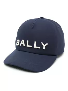 Bally бейсболка с вышитым логотипом, синий