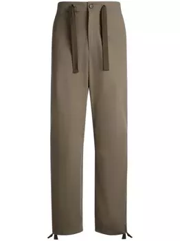 Bally брюки прямого кроя, зеленый