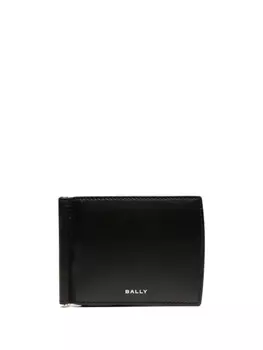 Bally бумажник с логотипом, черный