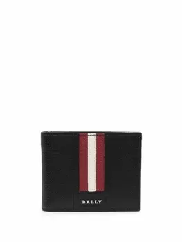 Bally бумажник с логотипом, черный