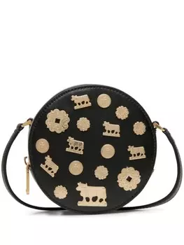 Bally декорированная сумка через плечо, черный