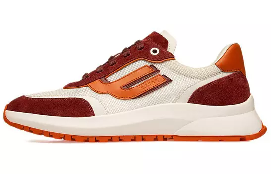 BALLY Demmy Lifestyle Shoes Men Low-top White/Red/Orange