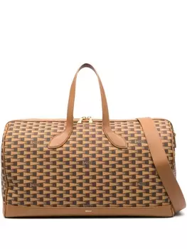 Bally дорожная сумка Pennant с монограммой, коричневый