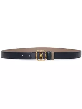 Bally двусторонний кожаный ремень, синий