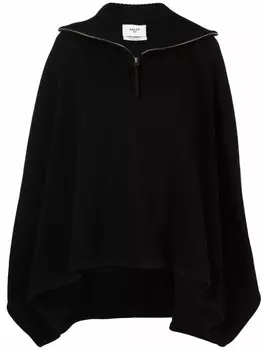 Bally джемпер с кейпом, черный