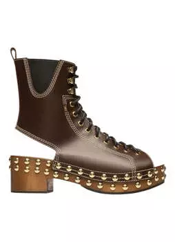 Bally Elena 6300259 Женские сандалии Ebano с заклепками, коричневый