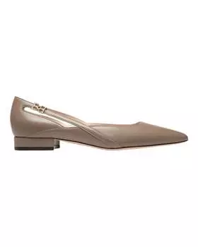 Bally Elsa 6300281 Женские балетки Canapa Flat Leather, бежевый