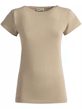 Bally футболка из органического хлопка, нейтральный цвет