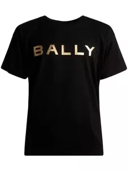 Bally футболка с логотипом, черный
