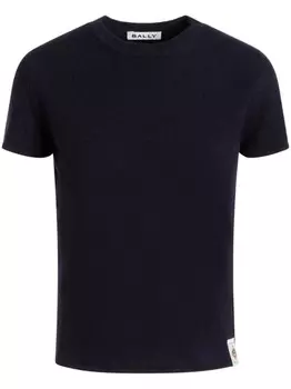 Bally футболка с логотипом, синий