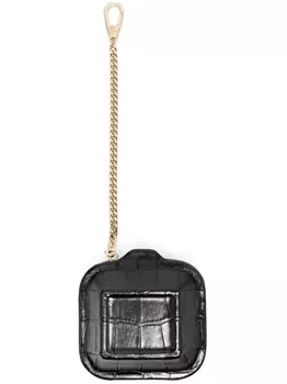 Bally футляр для AirPods с логотипом, черный