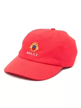 Bally хлопковая кепка Crest, красный