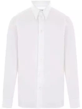 Bally хлопковая рубашка, белый
