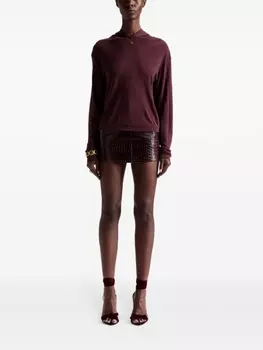 Bally худи с логотипом, красный