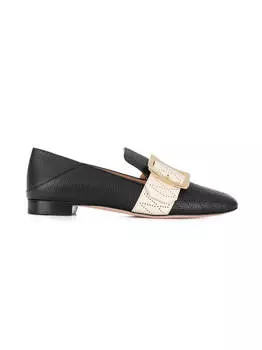 Bally Janelle 6225882 Женские черные тапочки из телячьей кожи
