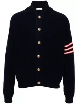 Bally кардиган с логотипом, синий