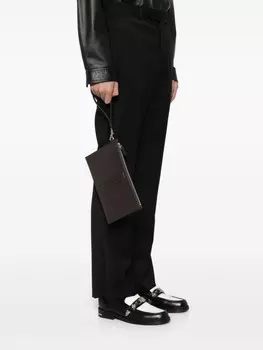 Bally клатч Mythos, коричневый