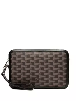 Bally клатч Pennant, коричневый
