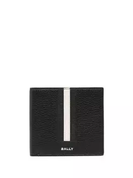 Bally кошелек с контрастной полоской, черный