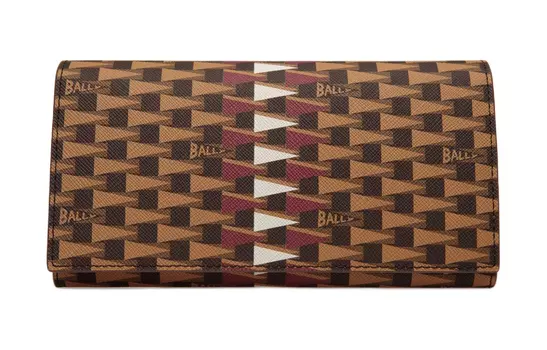 BALLY Кошелек With Leather Wallet Men's Brown