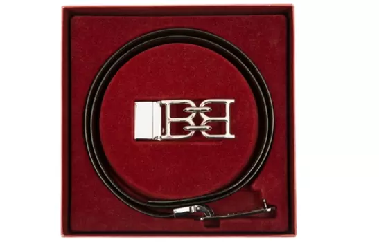 BALLY Кожаный ремень мужской черный