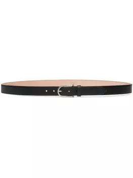 Bally кожаный ремень-ведро, черный