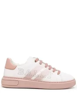 Bally кроссовки с блестками, белый