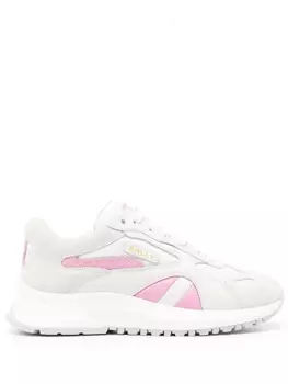 Bally кроссовки с контрастными вставками, белый