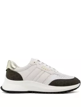 Bally кроссовки с монограммой, белый